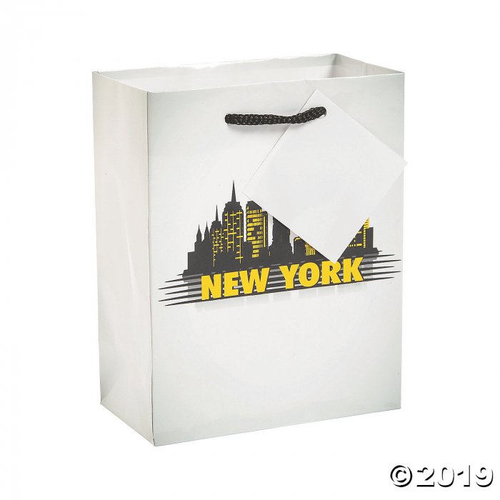 Small New York Gift Bags with Tags (Per Dozen)