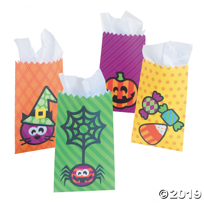 Mini Halloween Treat Bags (24 Piece(s)) Mini Halloween Treat Bags (24 Piece(s))