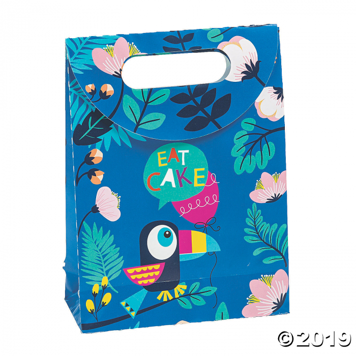 Tropical Toucan & Parrot Treat Bags (Per Dozen)