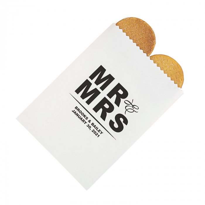 Personalized Mr & Mrs Treat Bags (50 Piece(s))