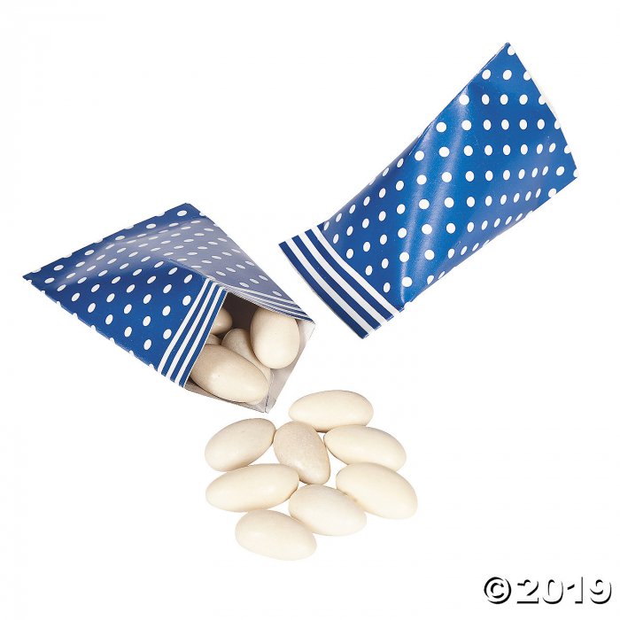Blue Polka Dot Favor Containers (1 Set(s))