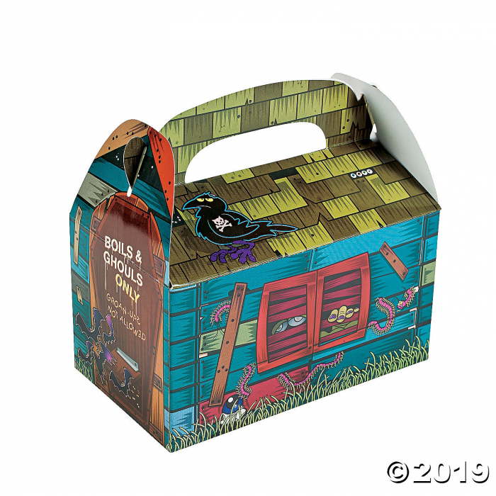 Haunted House Treat Boxes (Per Dozen) Haunted House Treat Boxes (Per Dozen)