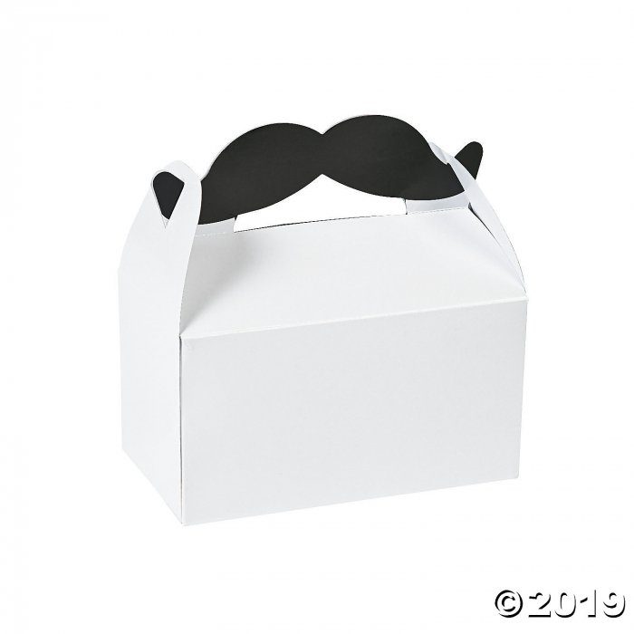 Mustache Favor Boxes (Per Dozen)