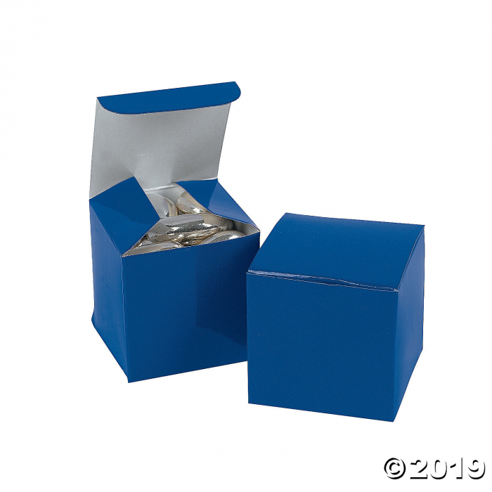 Mini Blue Favor Boxes (24 Piece(s))