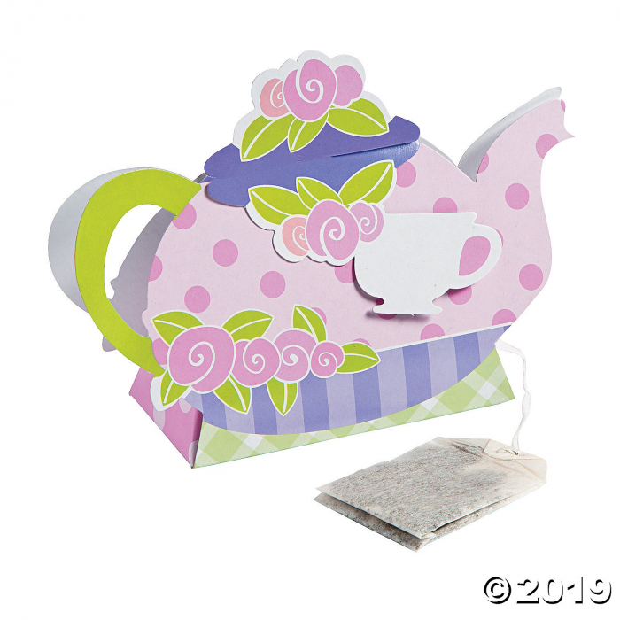 Tea Party Die Cut Favor Boxes (8 Piece(s))