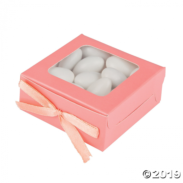 Coral Shadow Favor Boxes (24 Piece(s)) | GlowUniverse.com