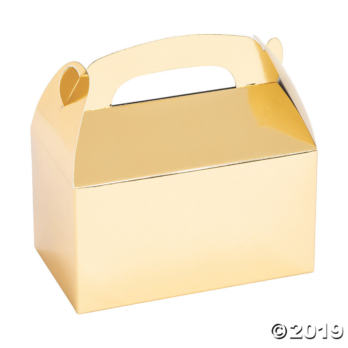 Gold Favor Box (Per Dozen)