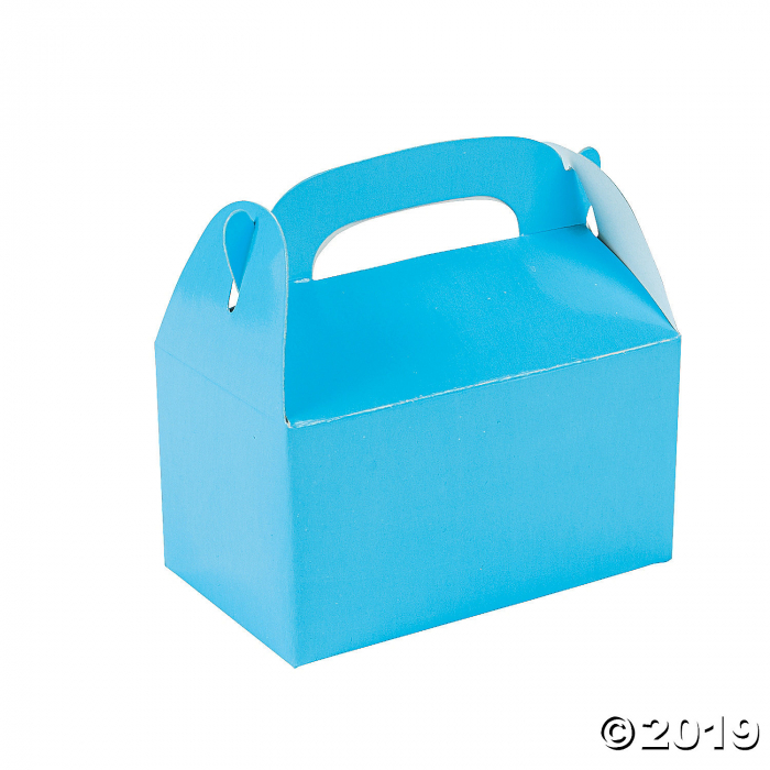 Mini Light Blue Favor Boxes (24 Piece(s))