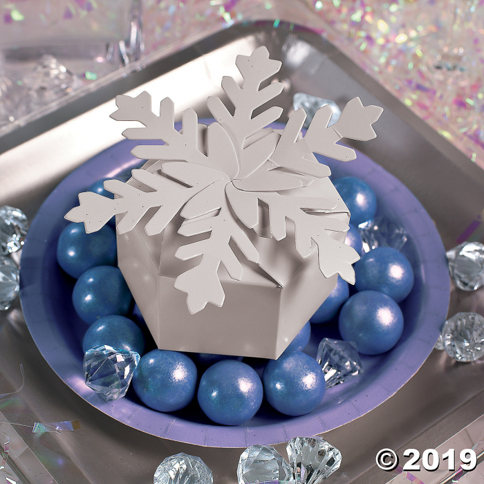 Snowflake Favor Boxes (24 Piece(s))