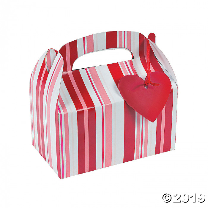 Valentine Favor Boxes with Tags (Per Dozen) Valentine Favor Boxes with Tags (Per Dozen)