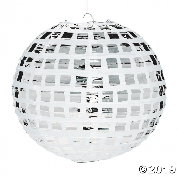 Disco Ball Hanging Paper Lanterns (3 Piece(s))