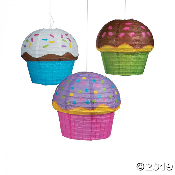 Cupcake Paper Lanterns (6 Piece(s))