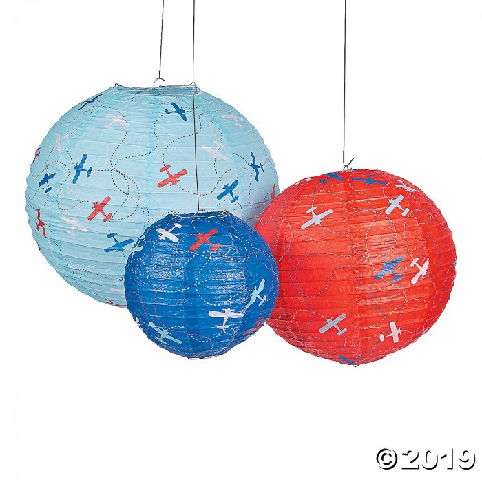 Up & Away Hanging Paper Lanterns (3 Piece(s))