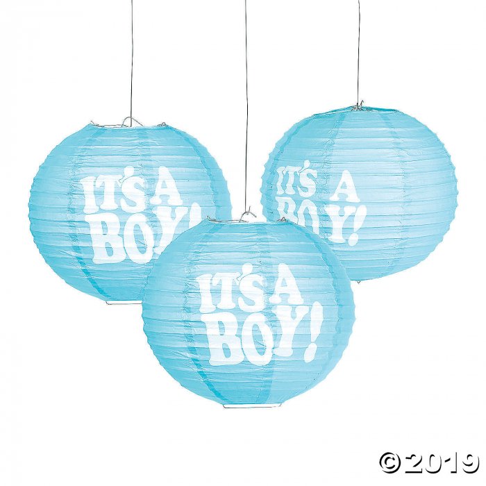 It's a Boy Hanging Paper Lanterns (3 Piece(s))