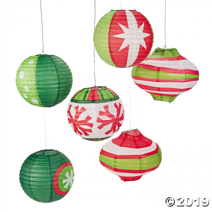 Ornament Hanging Paper Lanterns (6 Piece(s))
