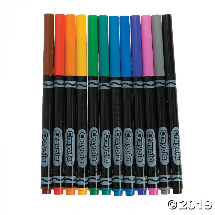 12-Color Classic Colors Crayola® Fine Line Markers (1 Unit(s))
