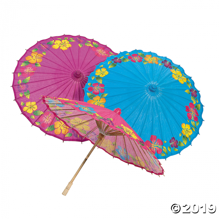 Hibiscus Print Parasols (1 Set(s))