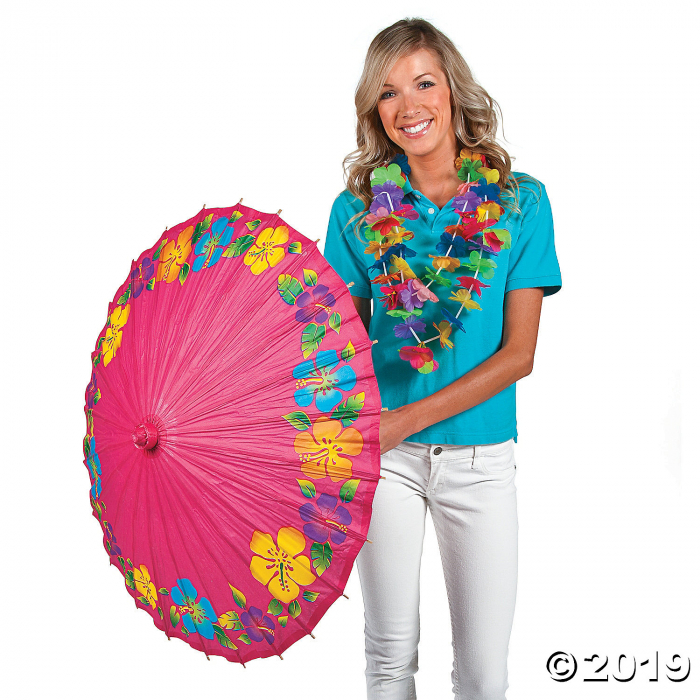 Hibiscus Print Parasols (1 Set(s))