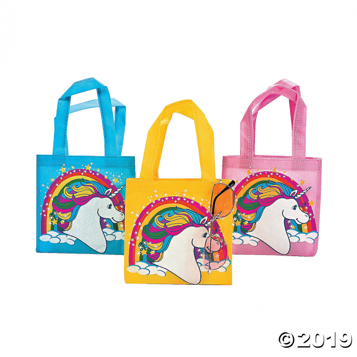 Mini Unicorn Tote Bags (Per Dozen)