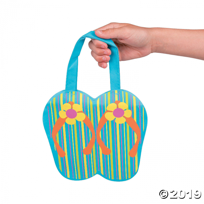 Mini Flip Flop Tote Bags (Per Dozen)