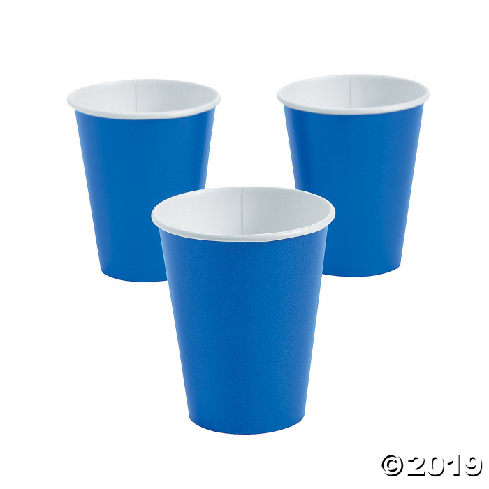 Cobalt Blue Paper Cups (24 Piece(s))