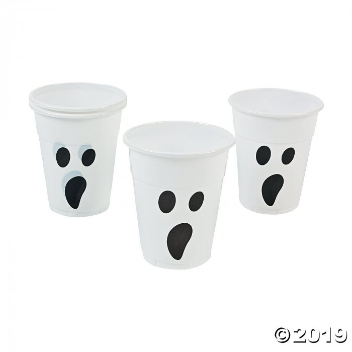 Ghost Plastic Cups (50 Piece(s))