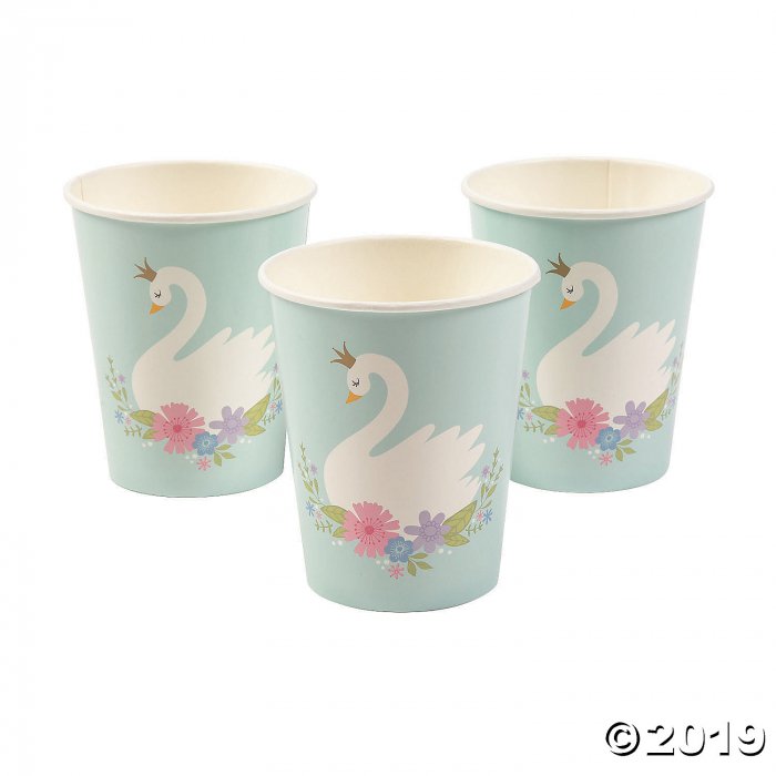 Sweet Swan Paper Cups (8 Piece(s))