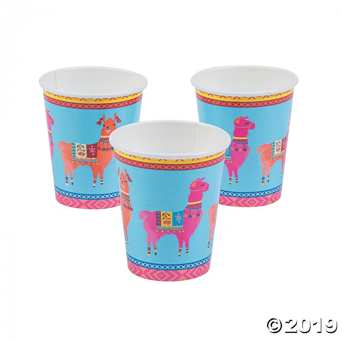 Boho Llama Paper Cups (8 Piece(s))