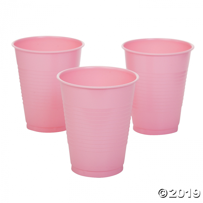 Light Pink Plastic Tumblers (20 Piece(s))