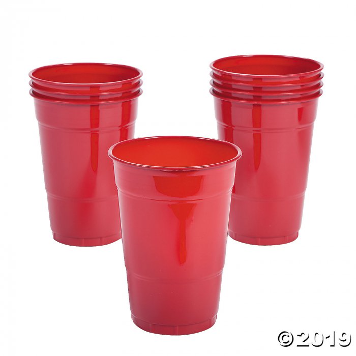 Red Cup Shot Glass Set