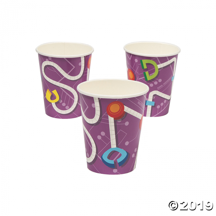 Robot Party Paper Cups (8 Piece(s)) | GlowUniverse.com