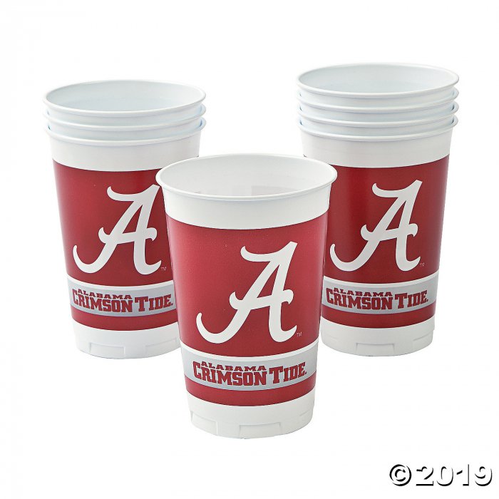 NCAA Alabama Plastic Cups (8 Piece(s))
