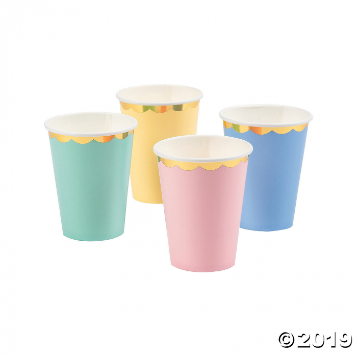 Spring Pastel Paper Cups (8 Piece(s)) | GlowUniverse.com