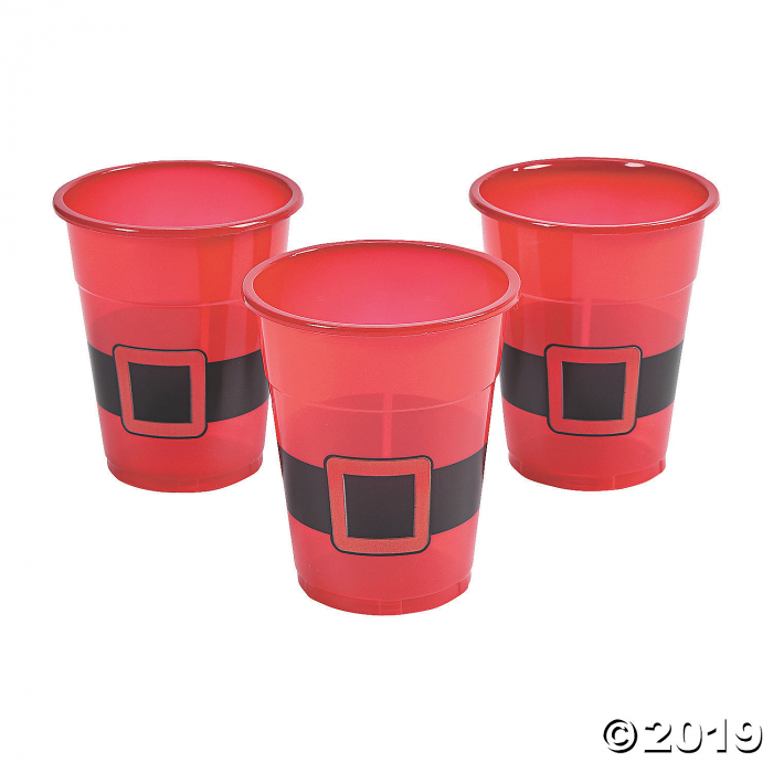 Santa Plastic Cups (50 Piece(s))
