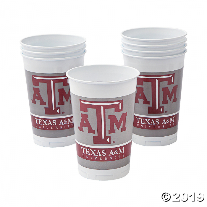 NCAA Texas A&M Plastic Cups (8 Piece(s))