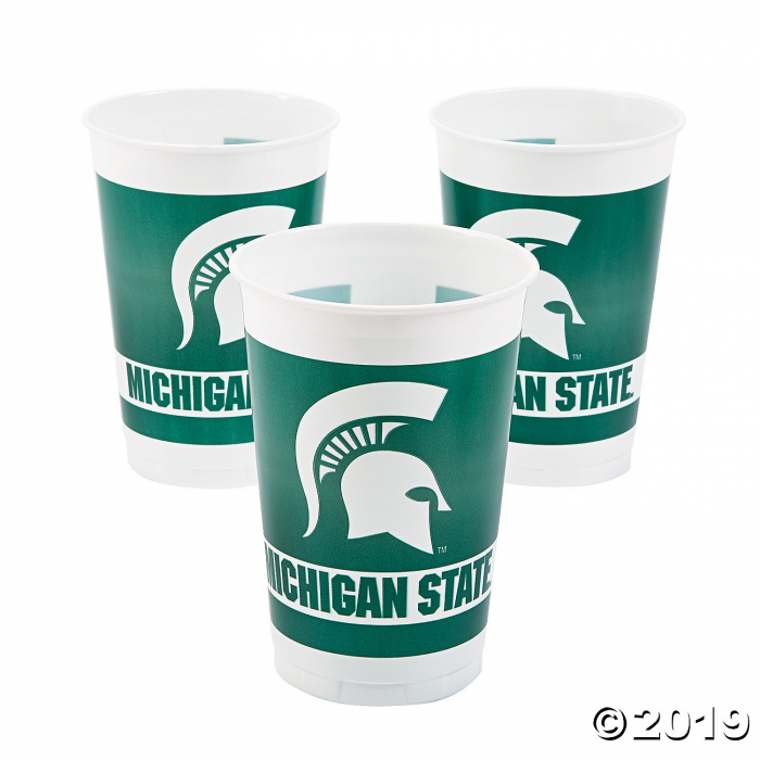 NCAA Michigan State Spartans Plastic Cups (8 Piece(s))