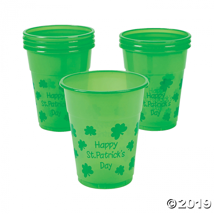 St. Patrick's Day Plastic Cups (50 Piece(s))