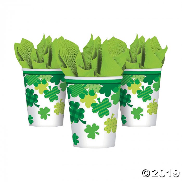 Blooming Shamrocks Cups (18 Piece(s))