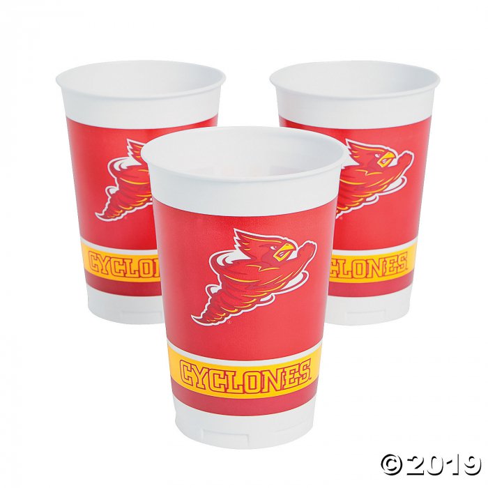 NCAA Iowa State Cyclones Plastic Cups (8 Piece(s))