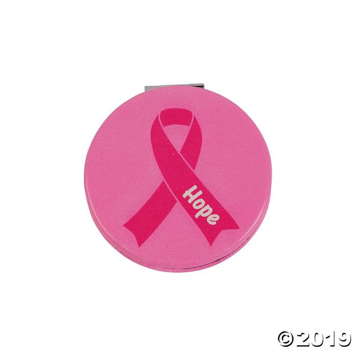 Pink Ribbon Compact Mirror (1 Piece(s))