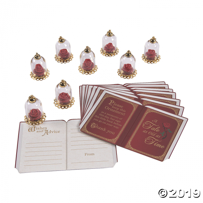 Lillian & Rose Fairy Tale Signing Cards & Rose Dome Favors (16 Piece(s))