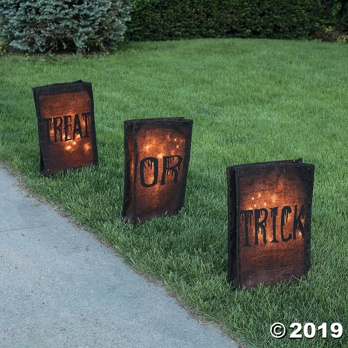 Trick-Or-Treat Outdoor Luminaries Halloween Decorations (1 Set(s))