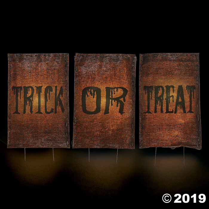 Trick-Or-Treat Outdoor Luminaries Halloween Decorations (1 Set(s))
