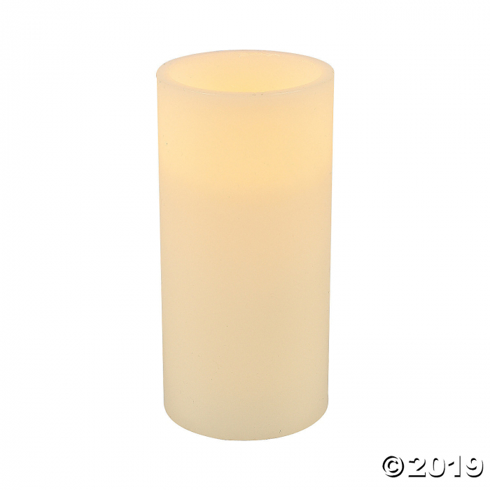 Battery-Operated Round Flameless Candle (1 Piece(s))