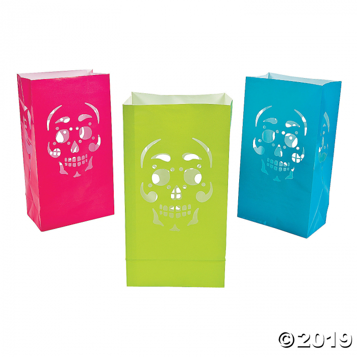 Day of the Dead Luminary Bags (Per Dozen)