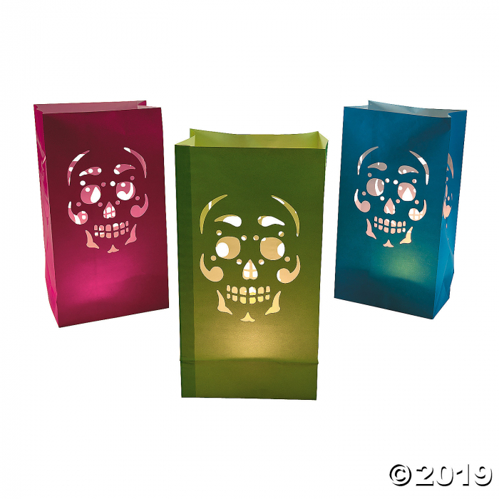 Day of the Dead Luminary Bags (Per Dozen)