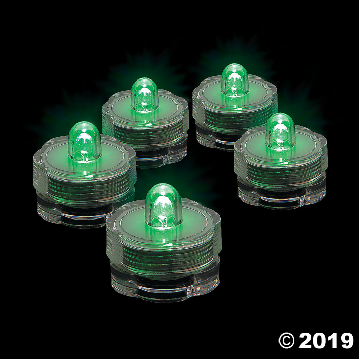 Green Submersible LED Lights (Per Dozen)