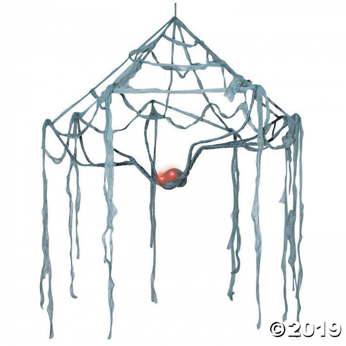 Spider Canopy Web with Light-Up Eyes Halloween Décor Spider Canopy Web with Light-Up Eyes Halloween Décor