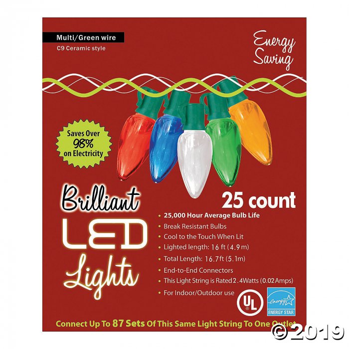Holiday LED Lights - C9 Style (1 Piece(s))