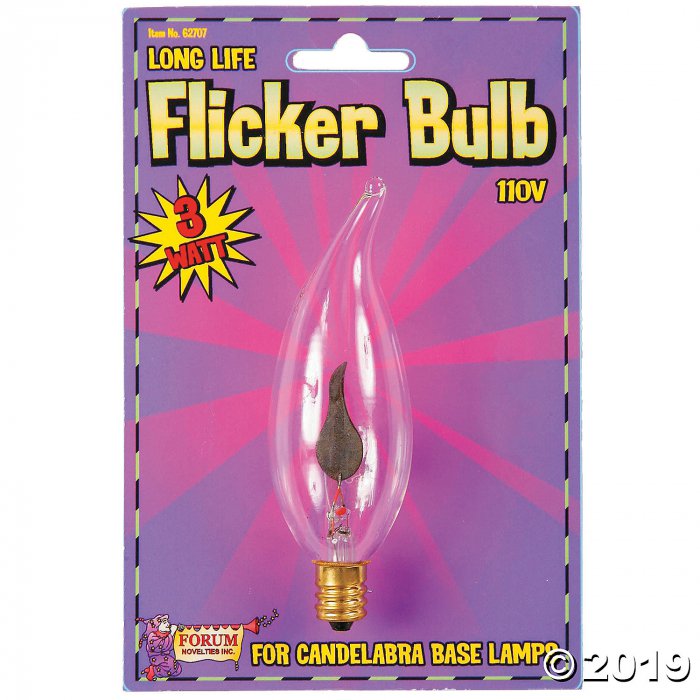 Flicker Bulb with Candelabra Base Party Light (1 Piece(s))